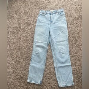 Abercrombie Curve Love The 90s Straight Ultra High Rise Jeans